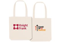 Printed logo Recycled Cotton Polyester Bags