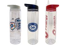 Promotional water bottles 750ml with handle, spout & straw
