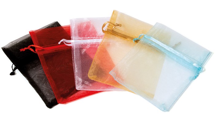 Bags of Sweets Speckled Eggs Organza bags colours