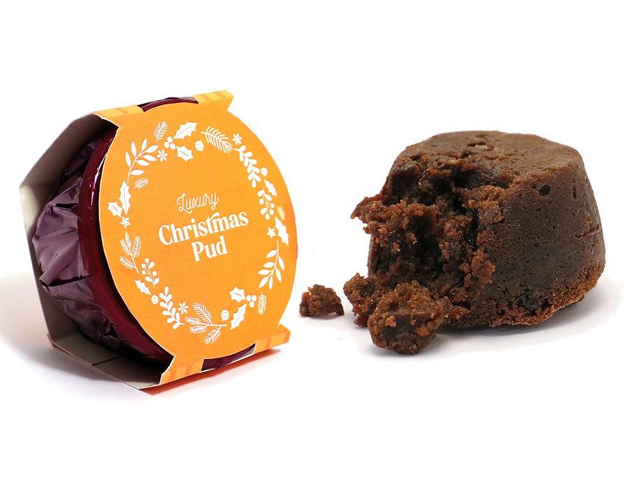 Promotional Chocolate Christmas Pudding in a Belly Wrap