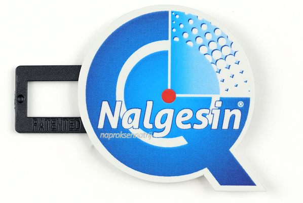 Custom Webcam Covers in a Q shaped logo