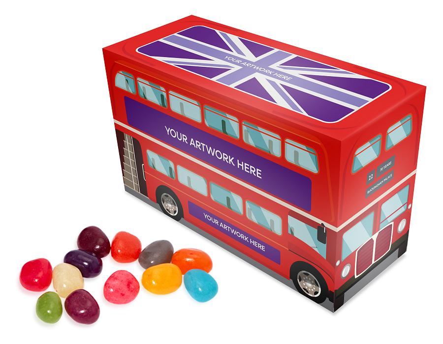 Promotional Jelly Bean Bus Box