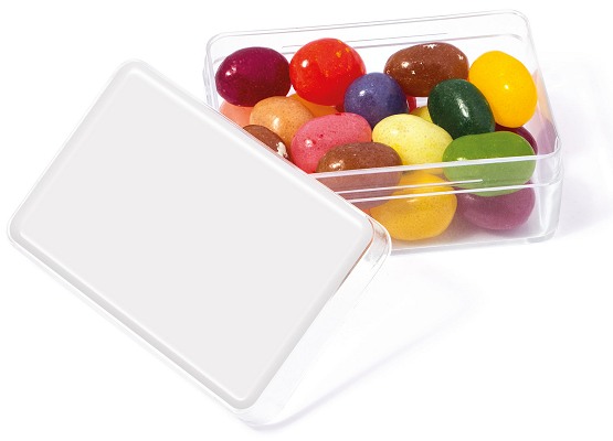Jelly Bean in a Midi Rectangle with blank lid for logo customisation