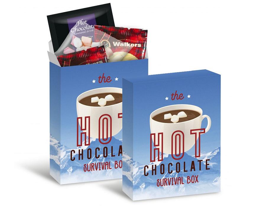 Logo Branded Hot Chocolate Survival Box