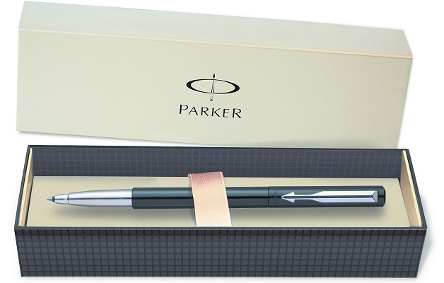 Parker Vector Rollerball black pen in presentation box