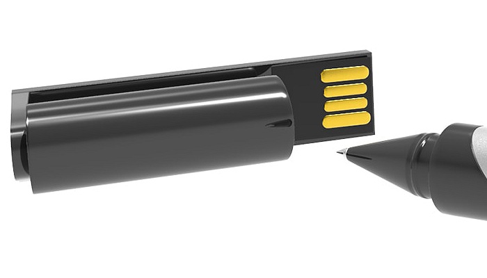 Stylus & USB E-Touchpen pen tip and USB in pen cap