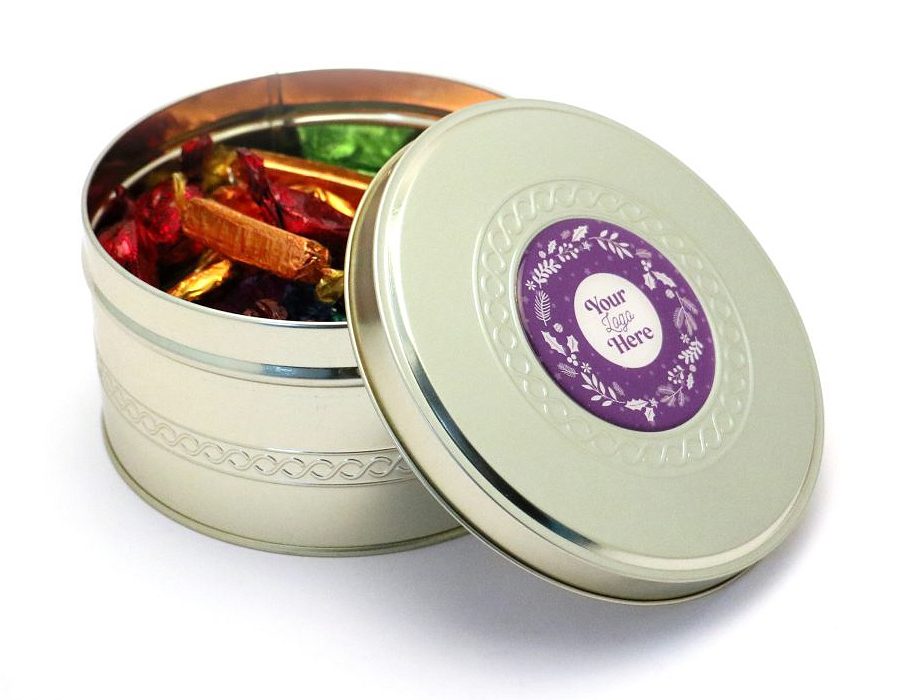 Quality Street Chocolates in a Gold Treat Tin