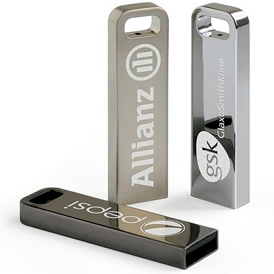 Small Engraved Metal USB Drive