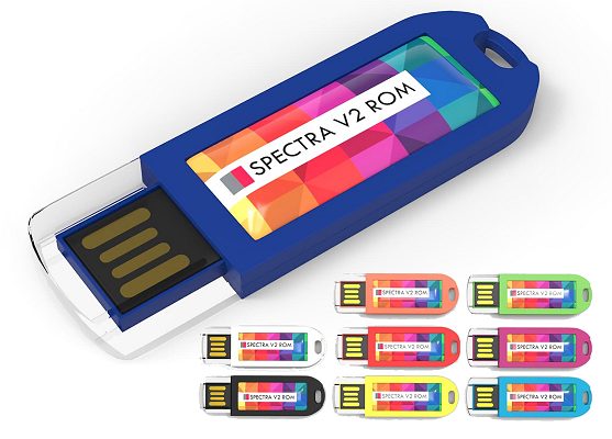 Spectra V2 ROM Dome Decal Read Only USB Sticks