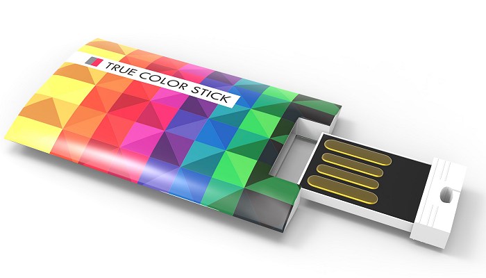 True Colour Printed USB Stick - Pantone Matched