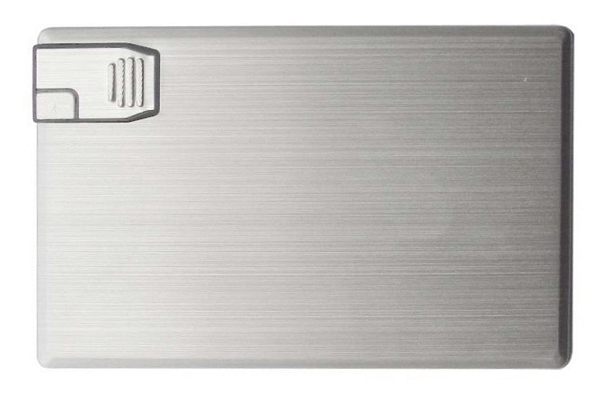 Metal Business Card USB Brushed Alloy