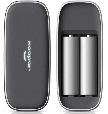 Xoopar USB Powered Battery Charger Kangaroo with AA batteries loaded